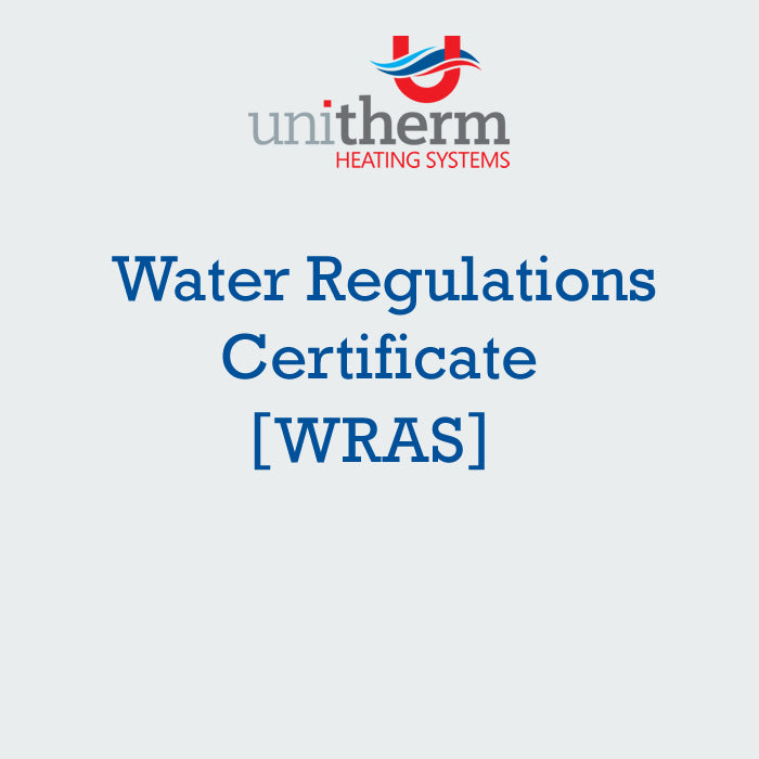 Water Regulations Certificate [WRAS] - 07/12/23
