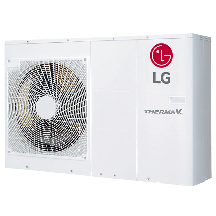 LG Therma V air source heat pump single fan